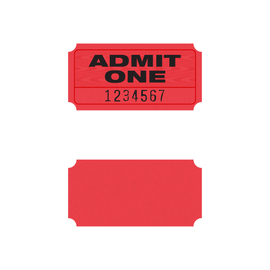 Admit One Roll Tickets (1,000/roll)