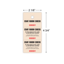 Coat Checks (3-Part)