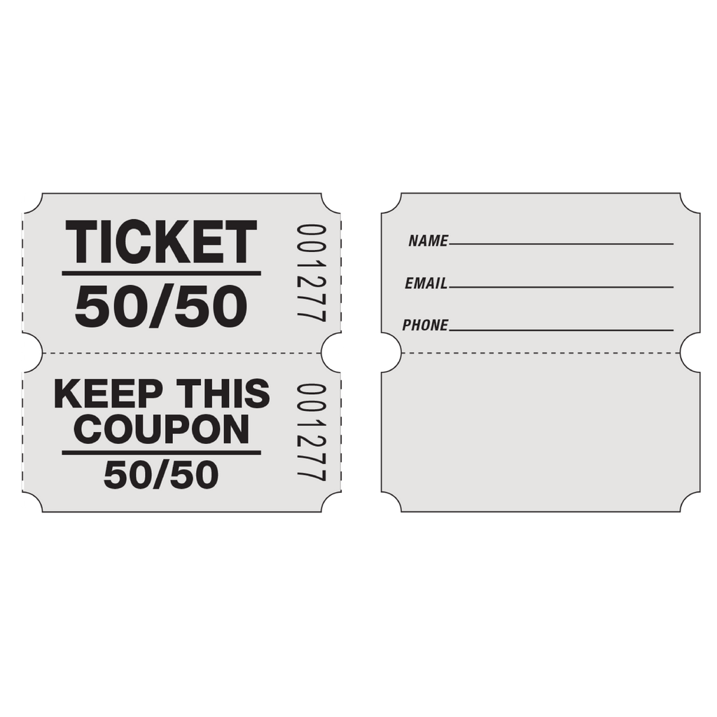 Roll Tickets (50/50 Coupon - 2,000/Roll)