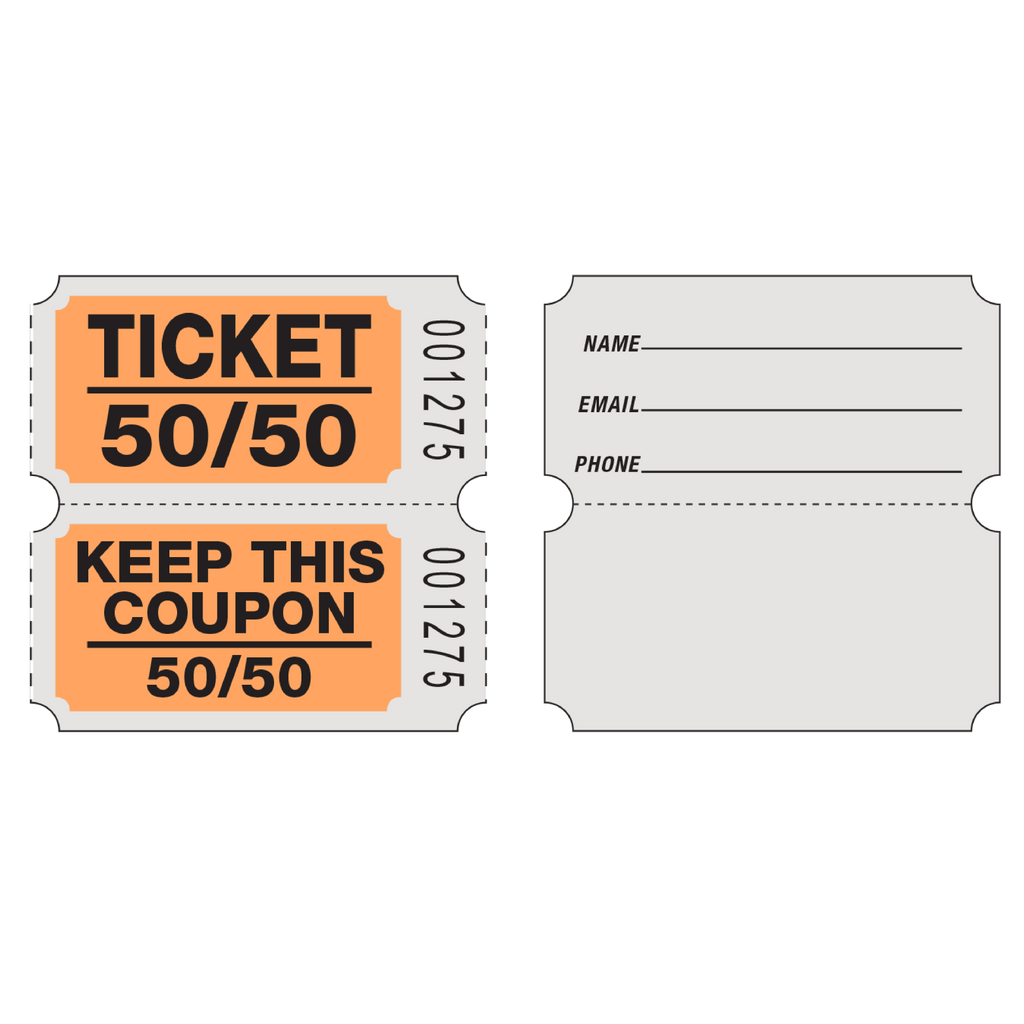 Roll Tickets (50/50 Coupon - 2,000/Roll)
