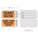 Roll Tickets (50/50 Coupon - 2,000/Roll)