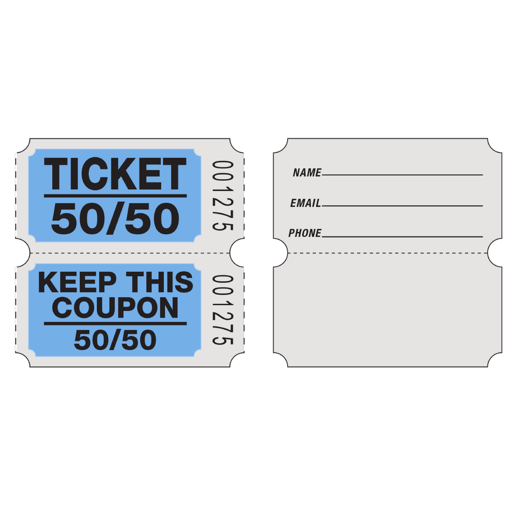 Roll Tickets (50/50 Coupon - 2,000/Roll)