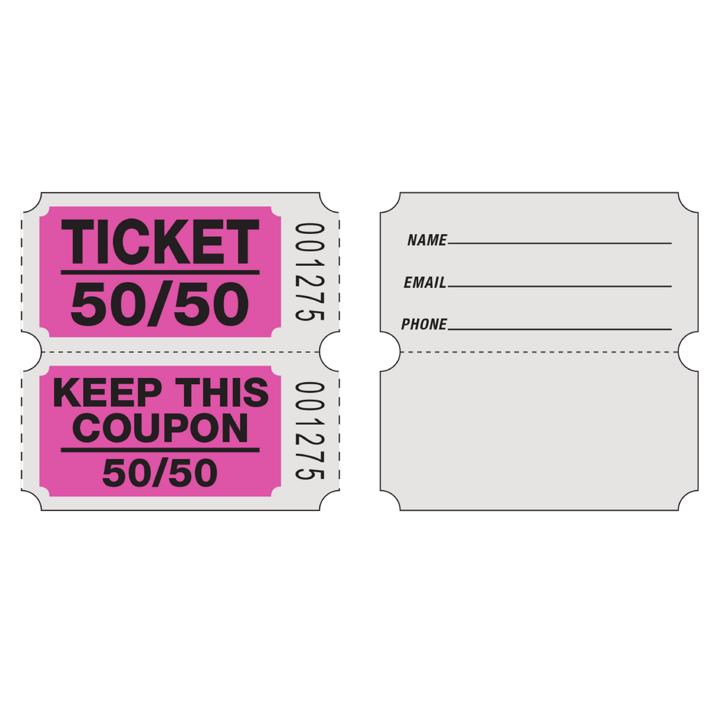 Roll Tickets (50/50 Coupon - 2,000/Roll)