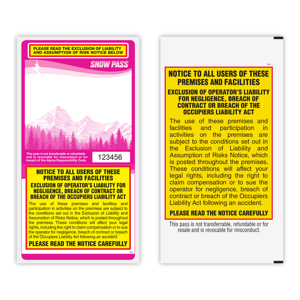 Lift Tickets / Snow Passes