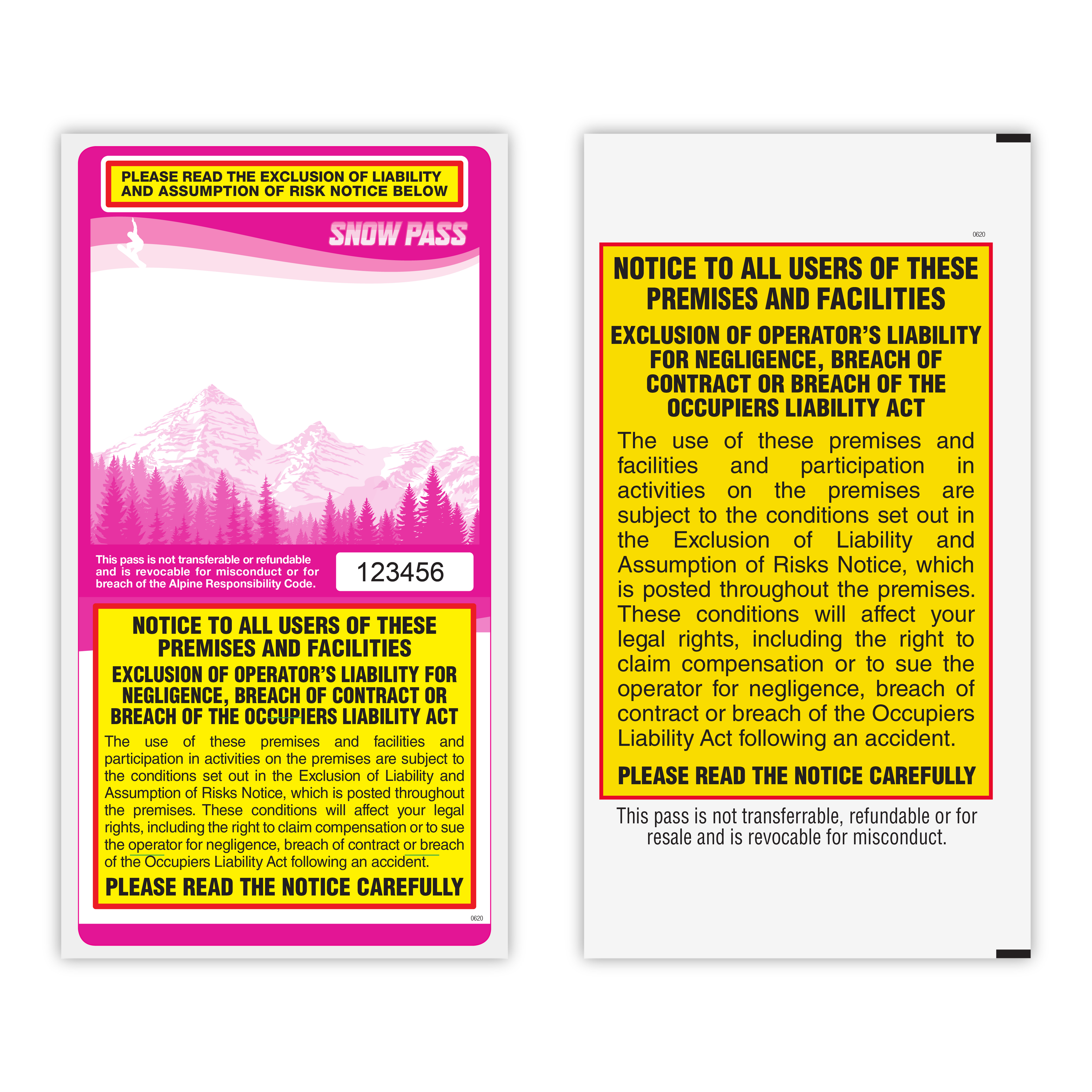 Lift Tickets / Snow Passes