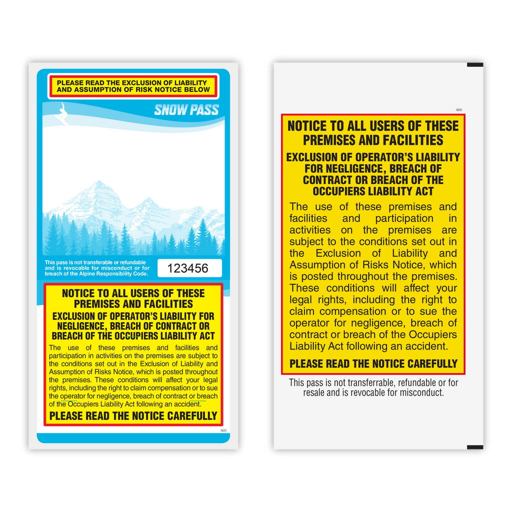 Lift Tickets / Snow Passes