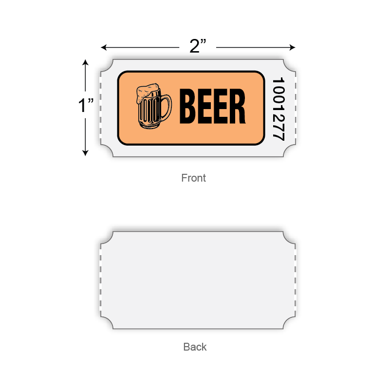 Roll Tickets - Beer (1,000/roll)
