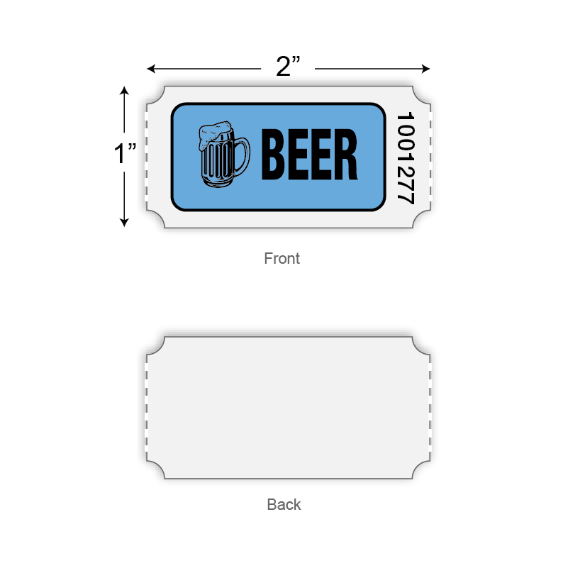 Roll Tickets - Beer (1,000/roll)