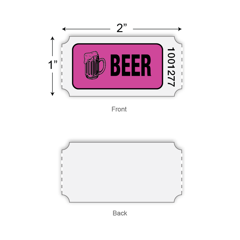 Roll Tickets - Beer (1,000/roll)