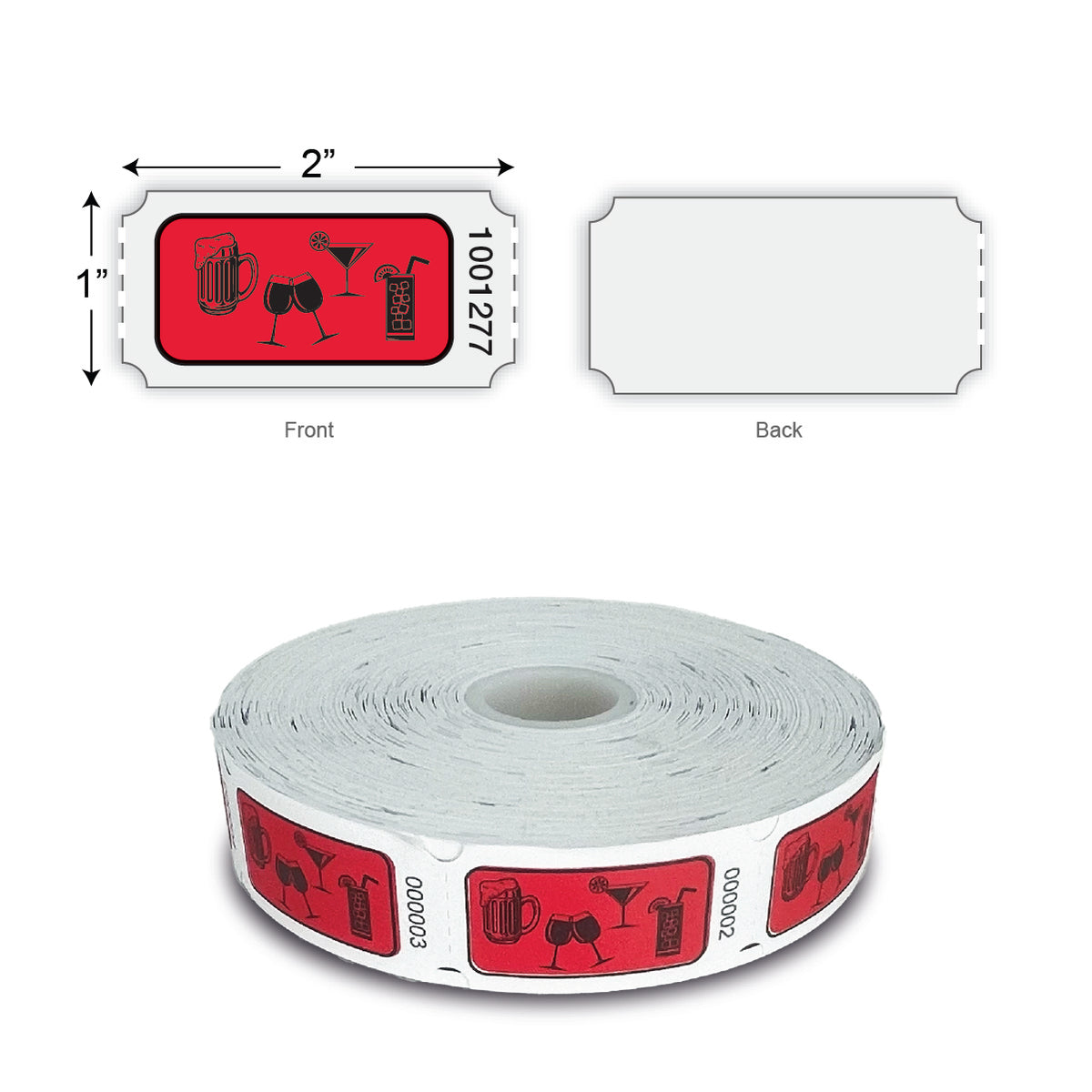 Roll Tickets - Drink (1,000/roll)