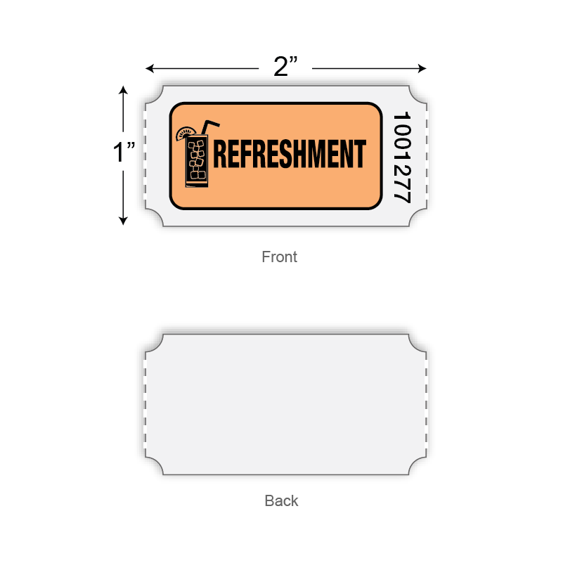 Roll Tickets - Refreshment (1,000/roll)