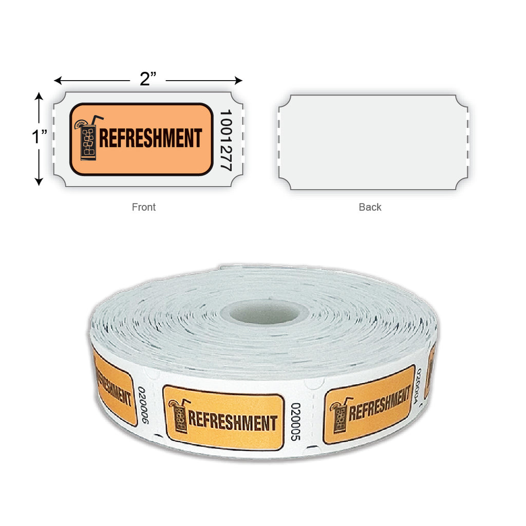 Roll Tickets - Refreshment (1,000/roll)