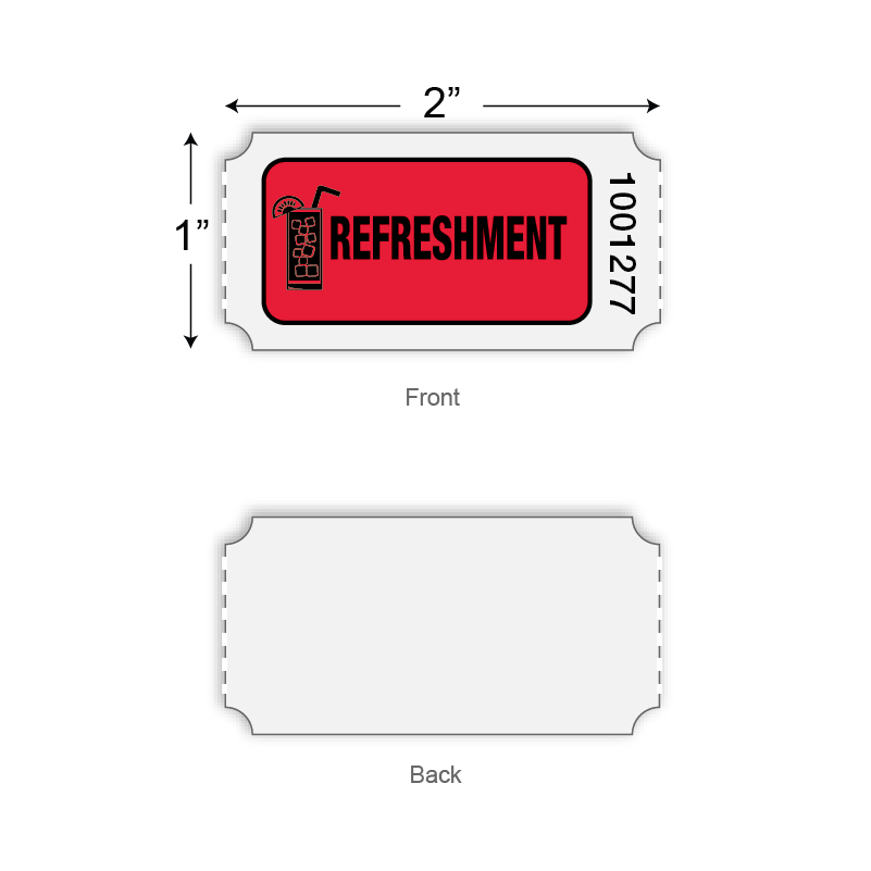Roll Tickets - Refreshment (1,000/roll)