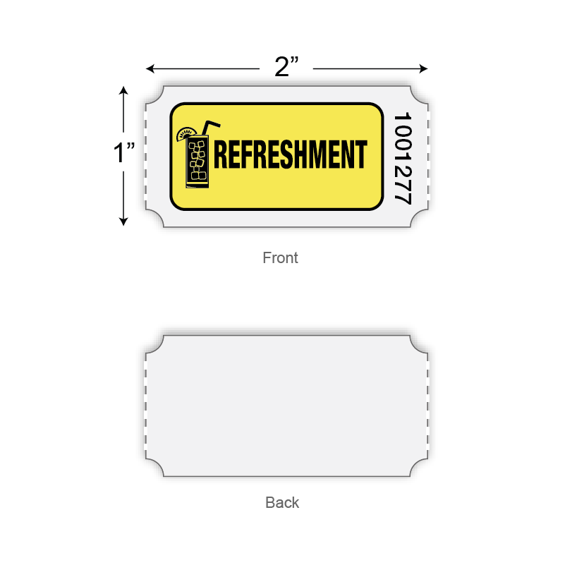 Roll Tickets - Refreshment (1,000/roll)