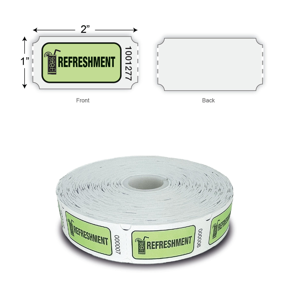 Roll Tickets - Refreshment (1,000/roll)