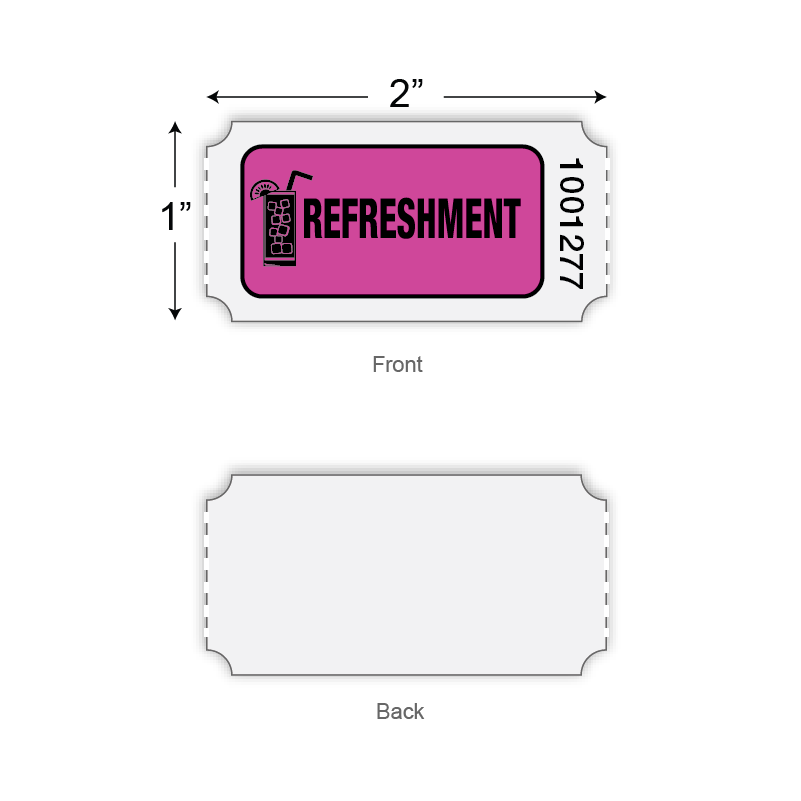 Roll Tickets - Refreshment (1,000/roll)
