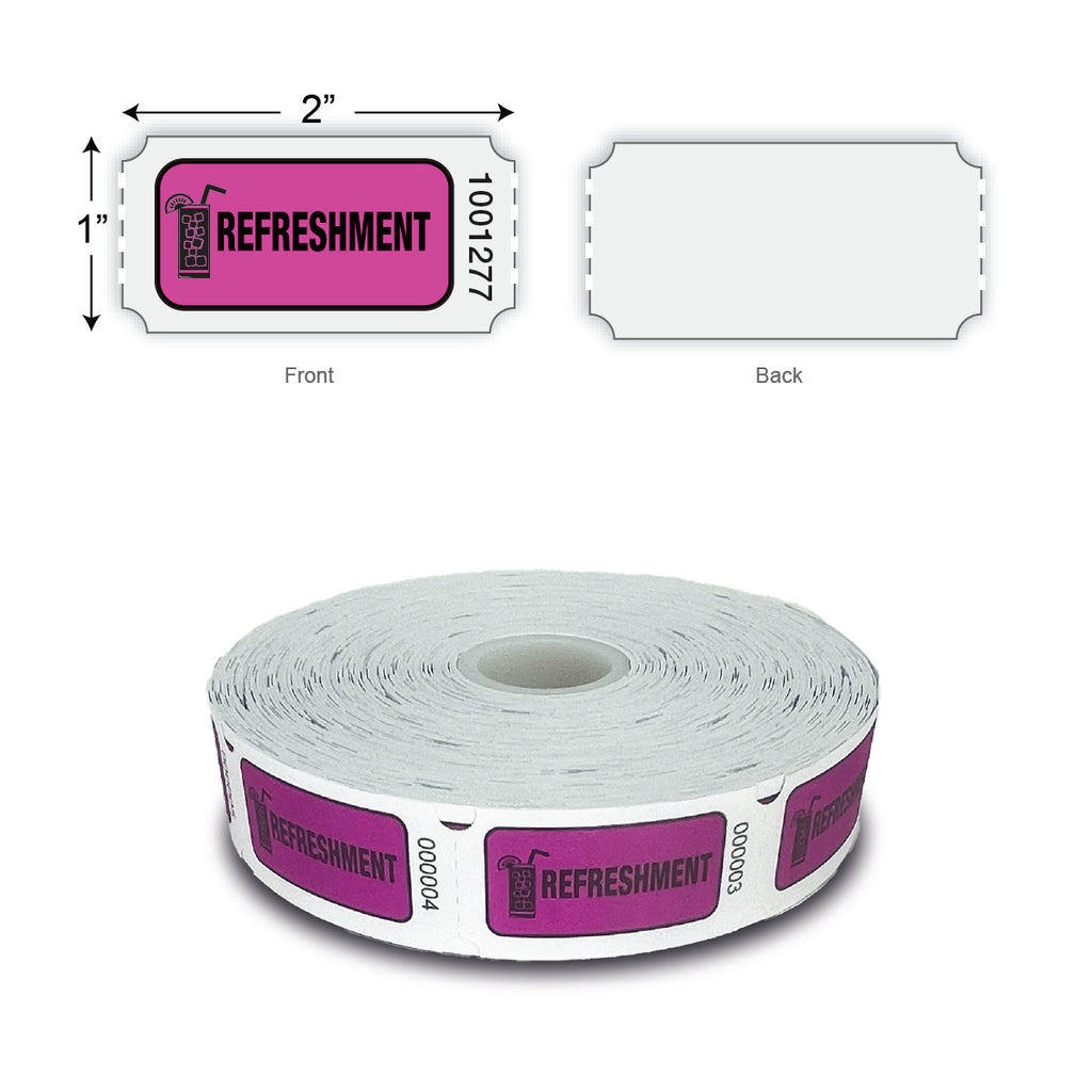 Roll Tickets - Refreshment (1,000/roll)