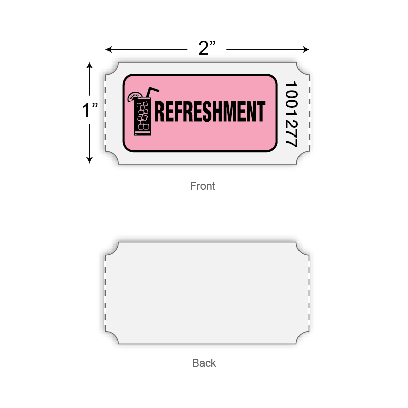 Roll Tickets - Refreshment (1,000/roll)