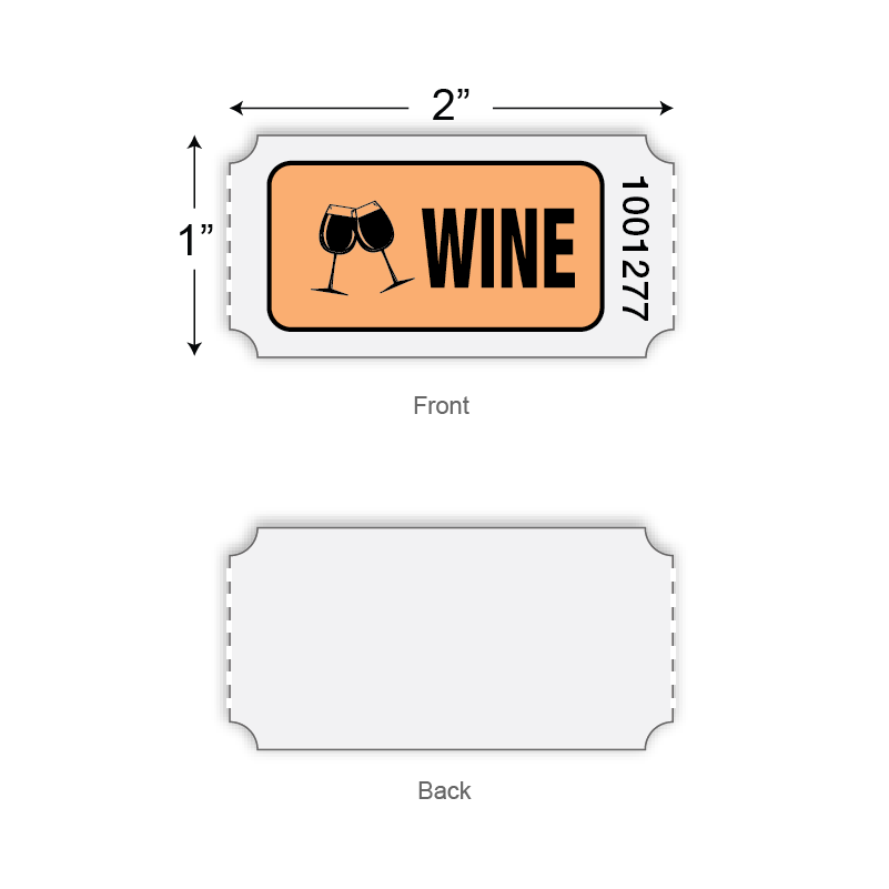 Roll Tickets - Wine (1,000/roll)