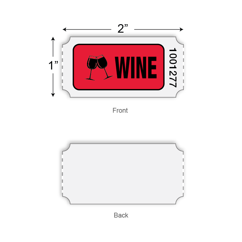 Roll Tickets - Wine (1,000/roll)