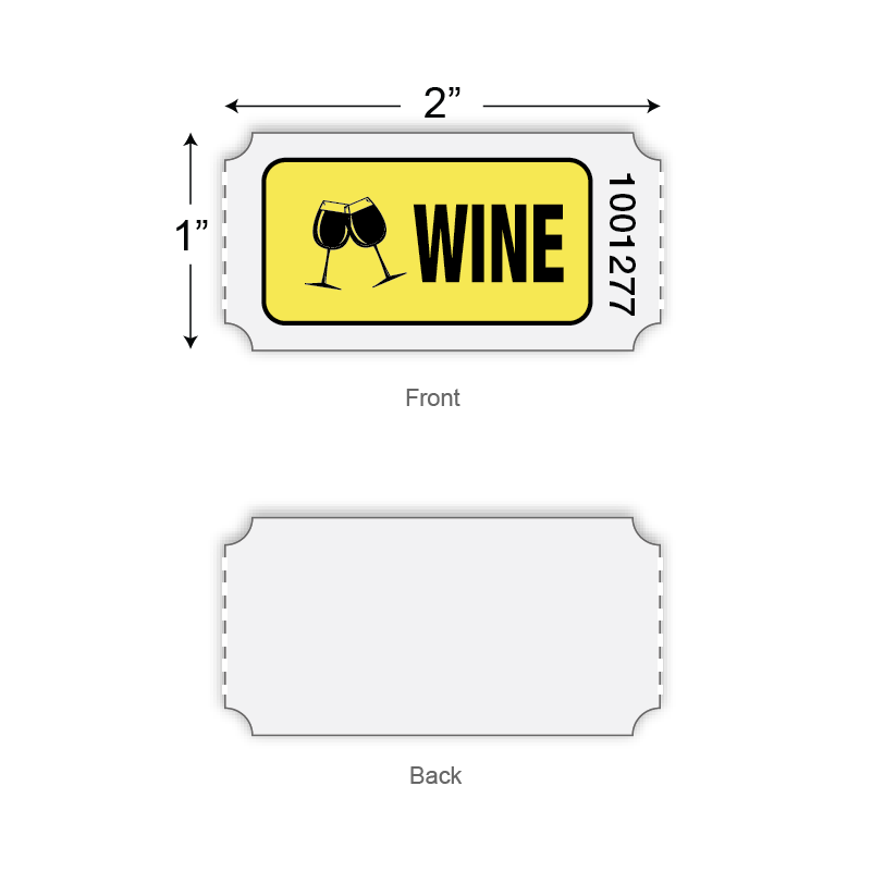 Roll Tickets - Wine (1,000/roll)