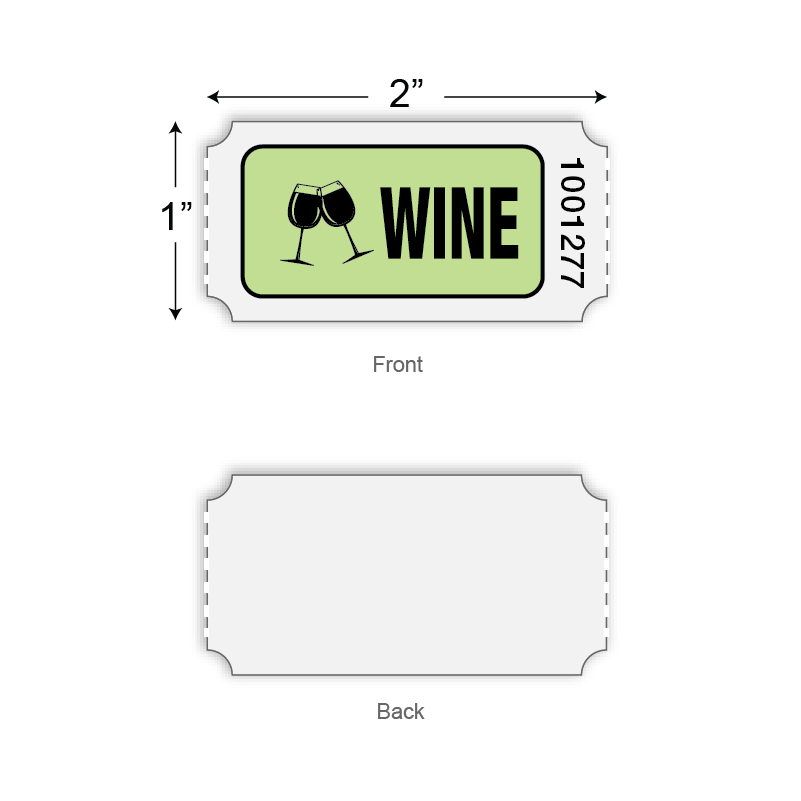 Roll Tickets - Wine (1,000/roll)