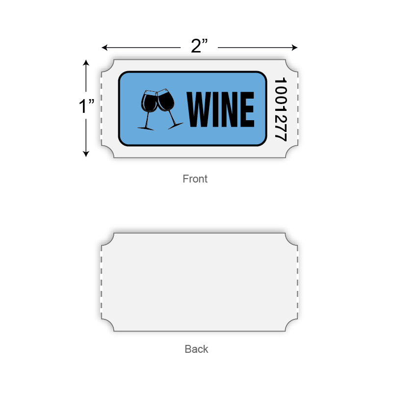 Roll Tickets - Wine (1,000/roll)