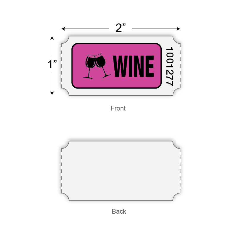 Roll Tickets - Wine (1,000/roll)