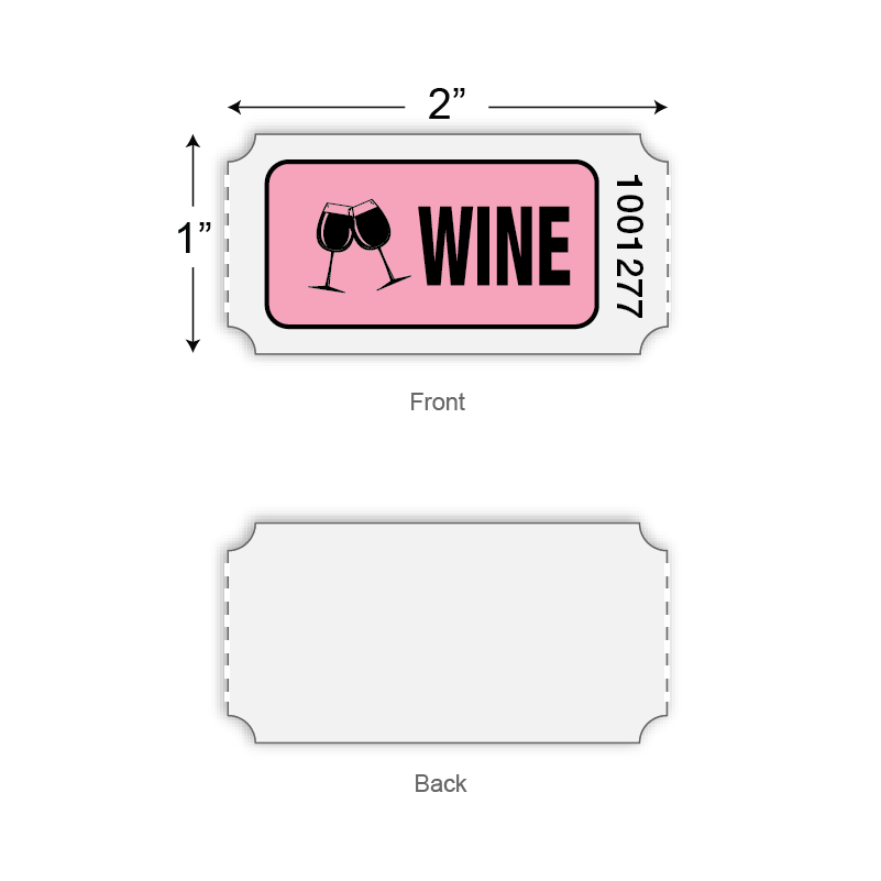 Roll Tickets - Wine (1,000/roll)