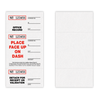 Parking Tickets (Valet / Flat, 3-Part)
