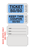 Coupon 50/50 Combo Roll Tickets (2,000/Roll)