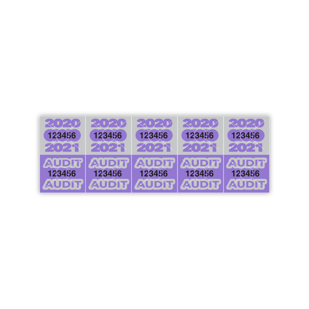 Security Seals - Tamperproof (Year Dated)