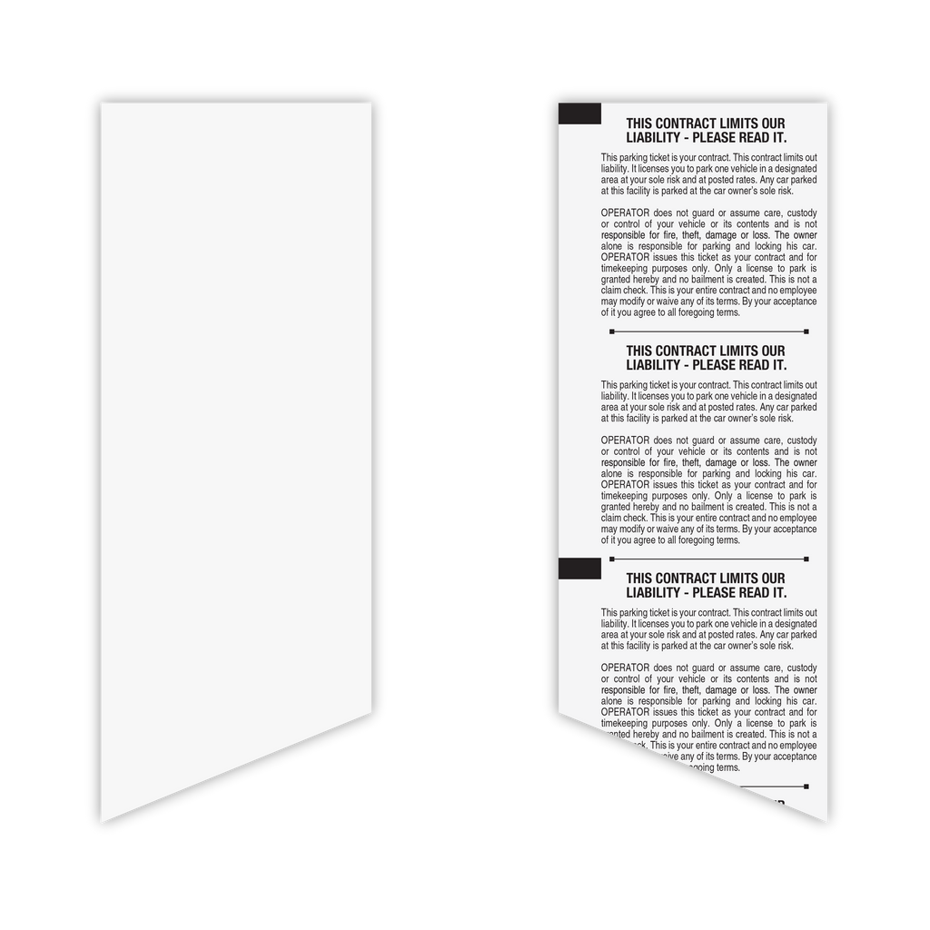 Parking Entry Rolls (TIBA MP-30)