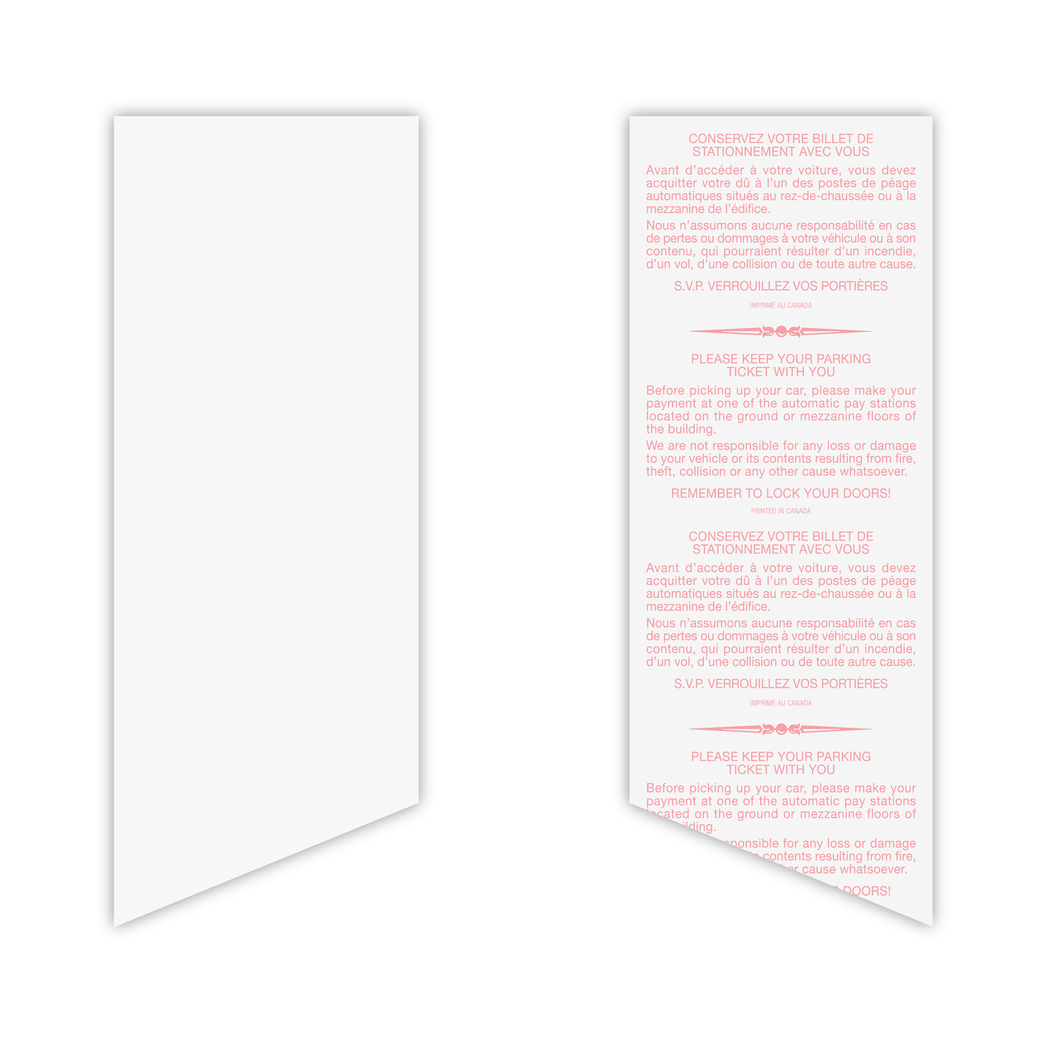 Parking Rolls (APS / WPS – Bilingual TSO)