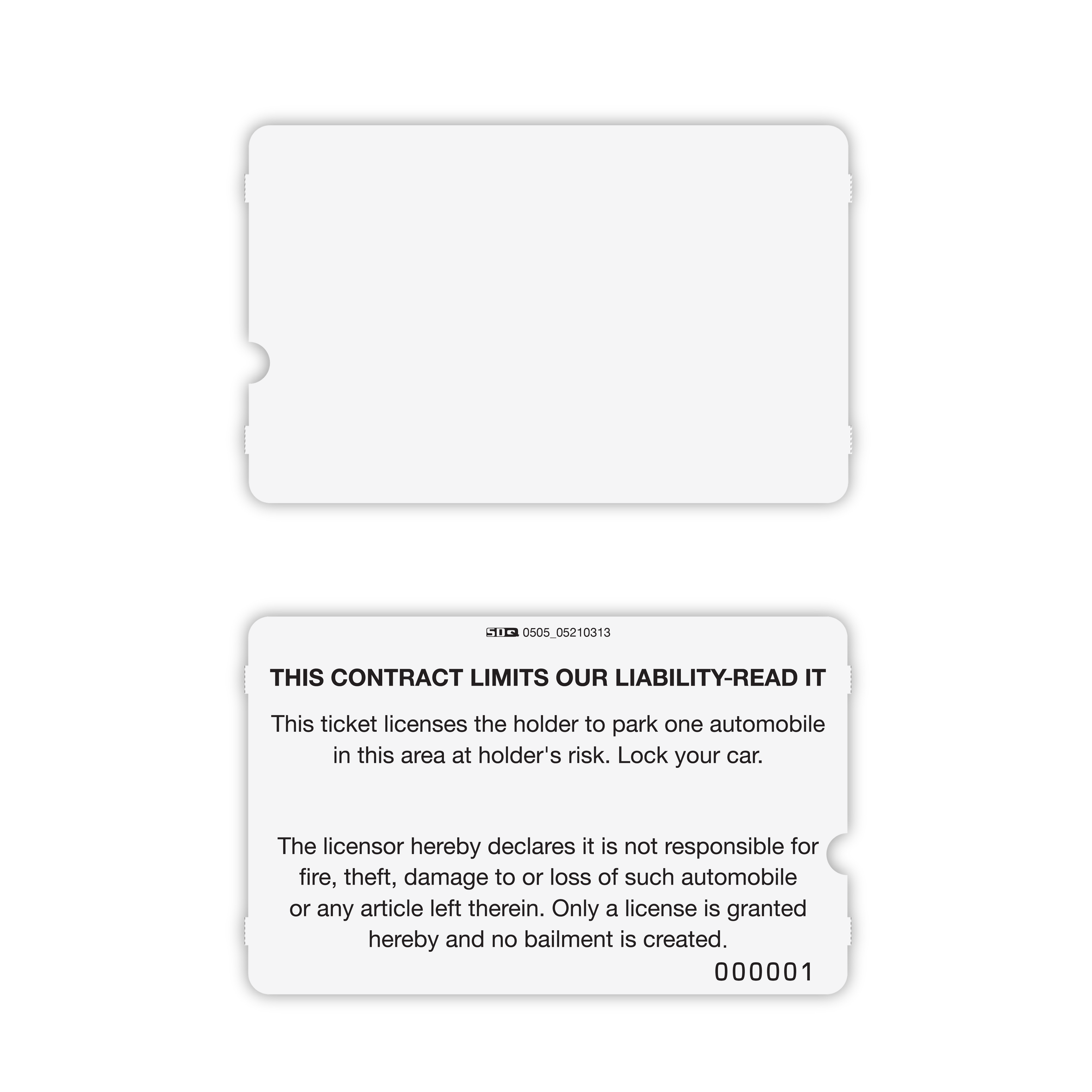 Parking Tickets (SkiData TK)