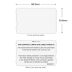 Parking Tickets (SkiData TK)