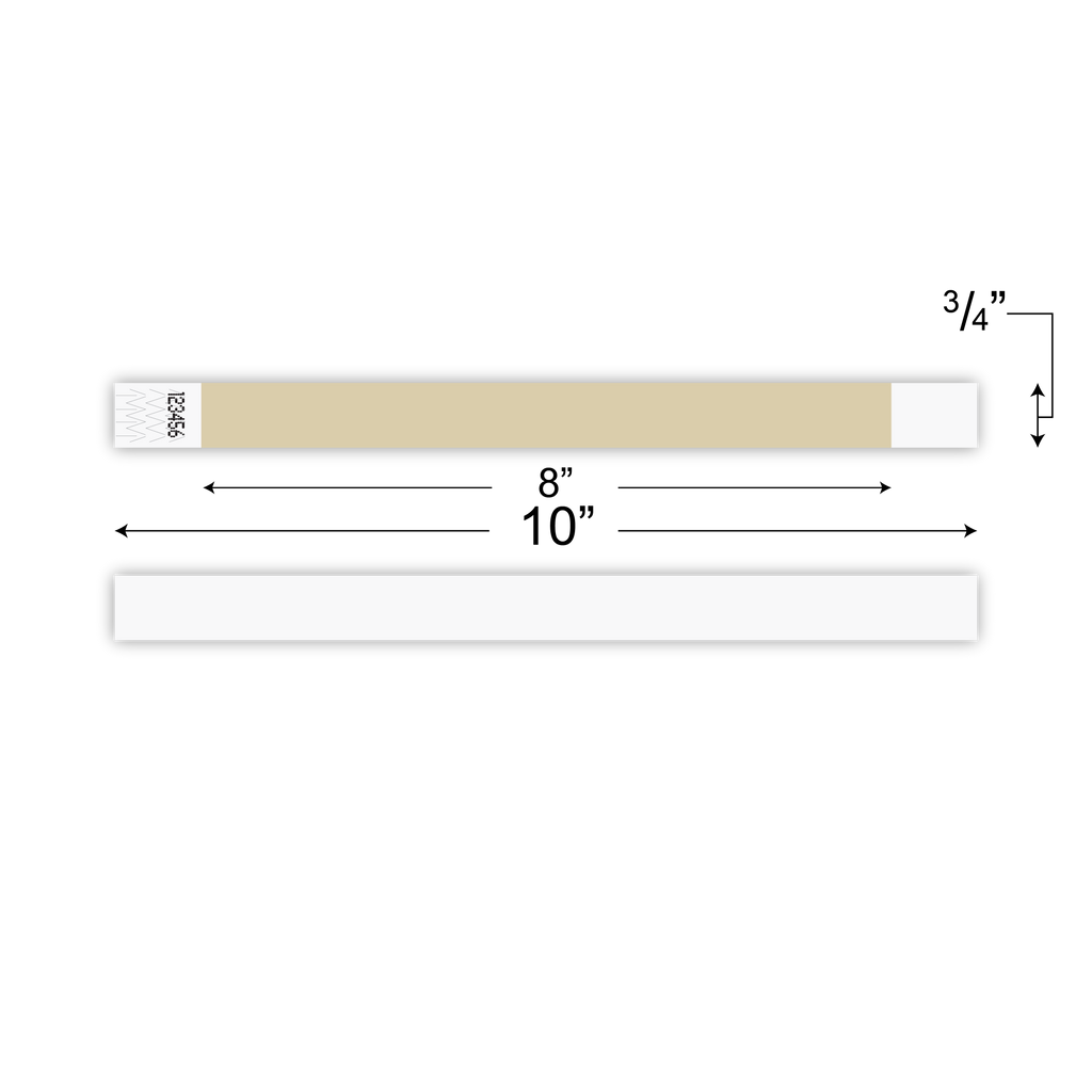 Wristbands (Tyvek 3/4”)