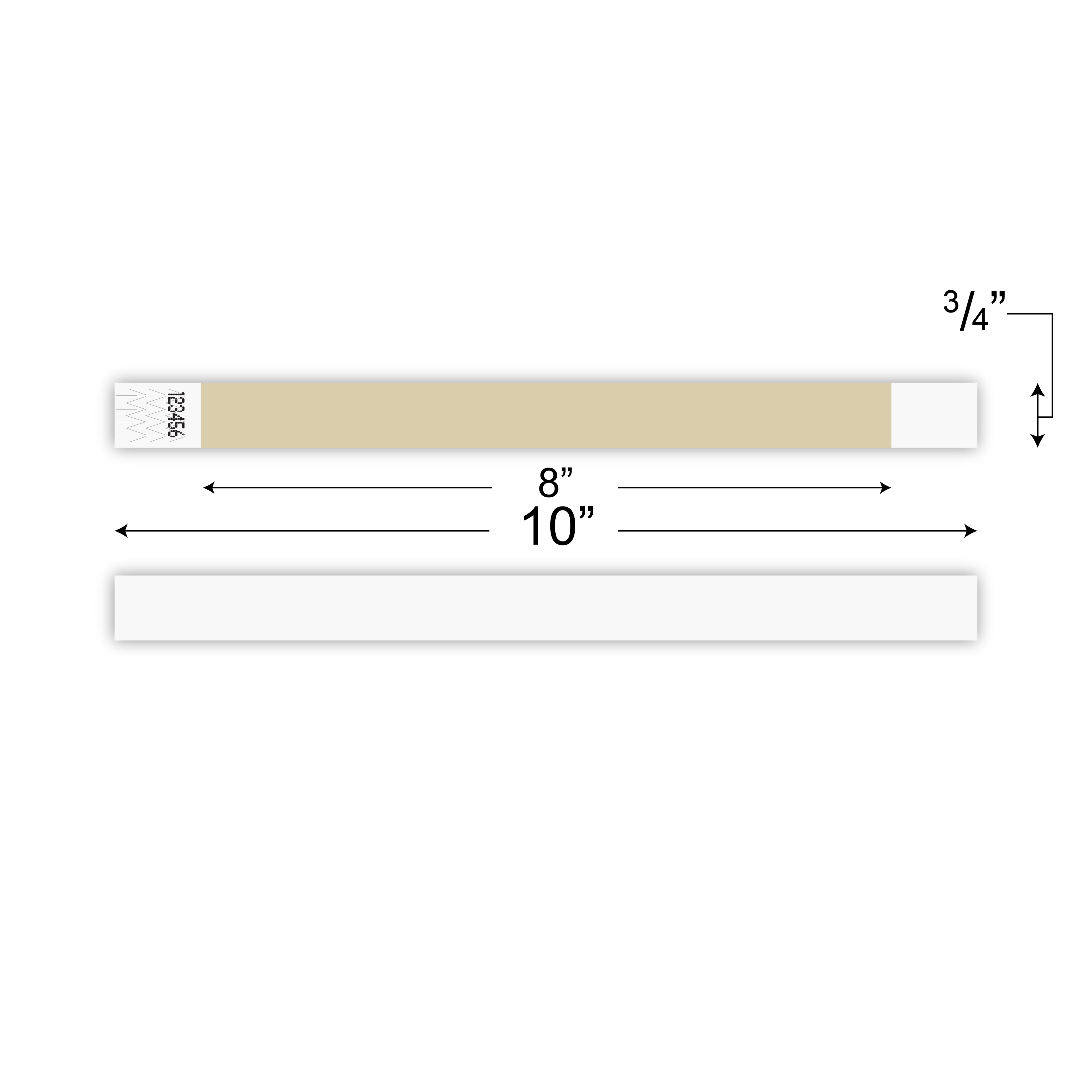 Wristbands (Tyvek 3/4”)