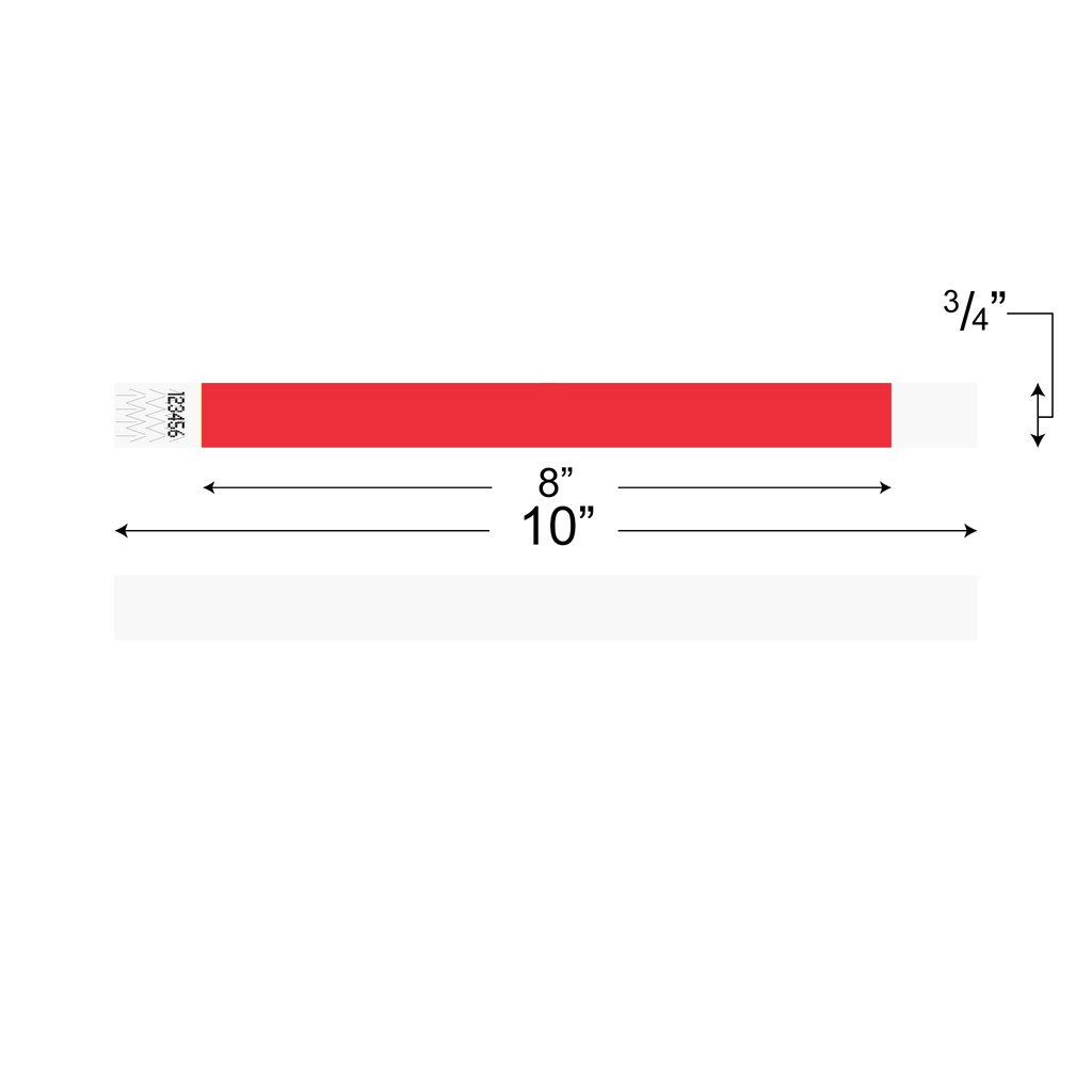 Wristbands (Tyvek 3/4”)
