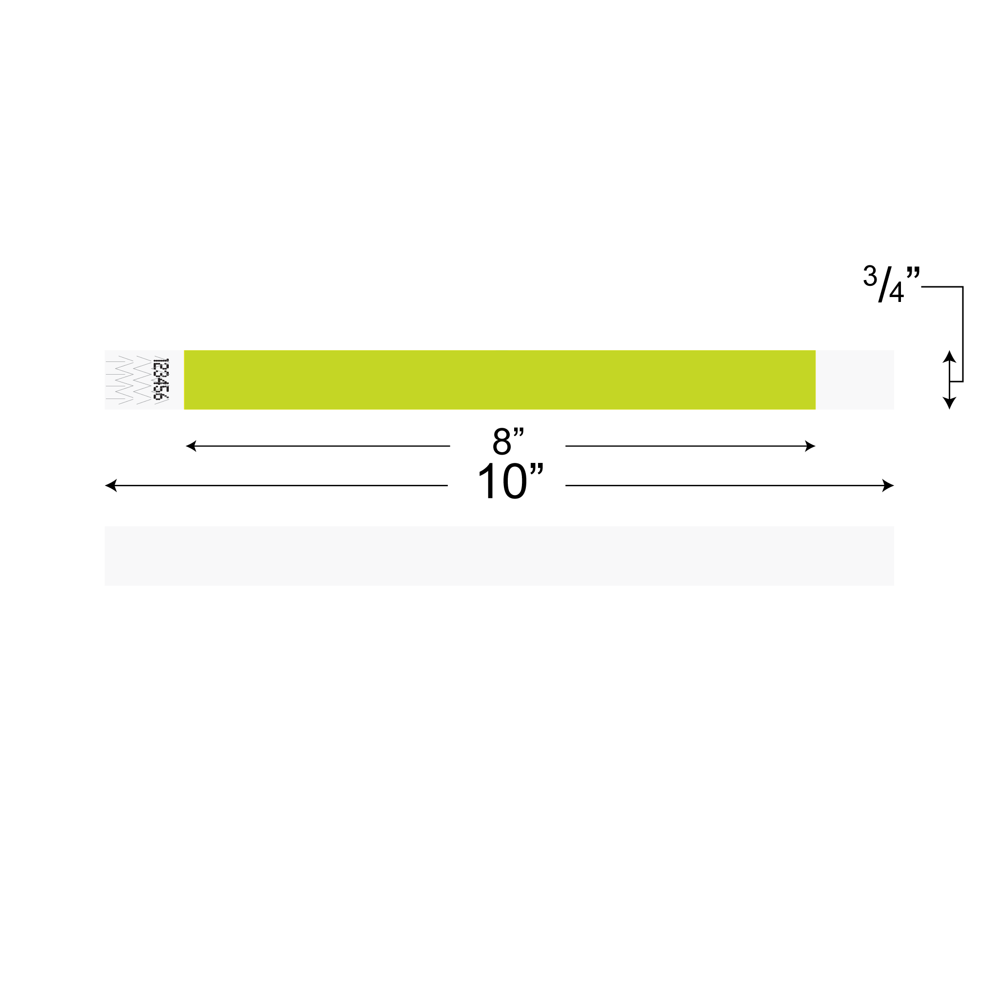 Wristbands (Tyvek 3/4”)