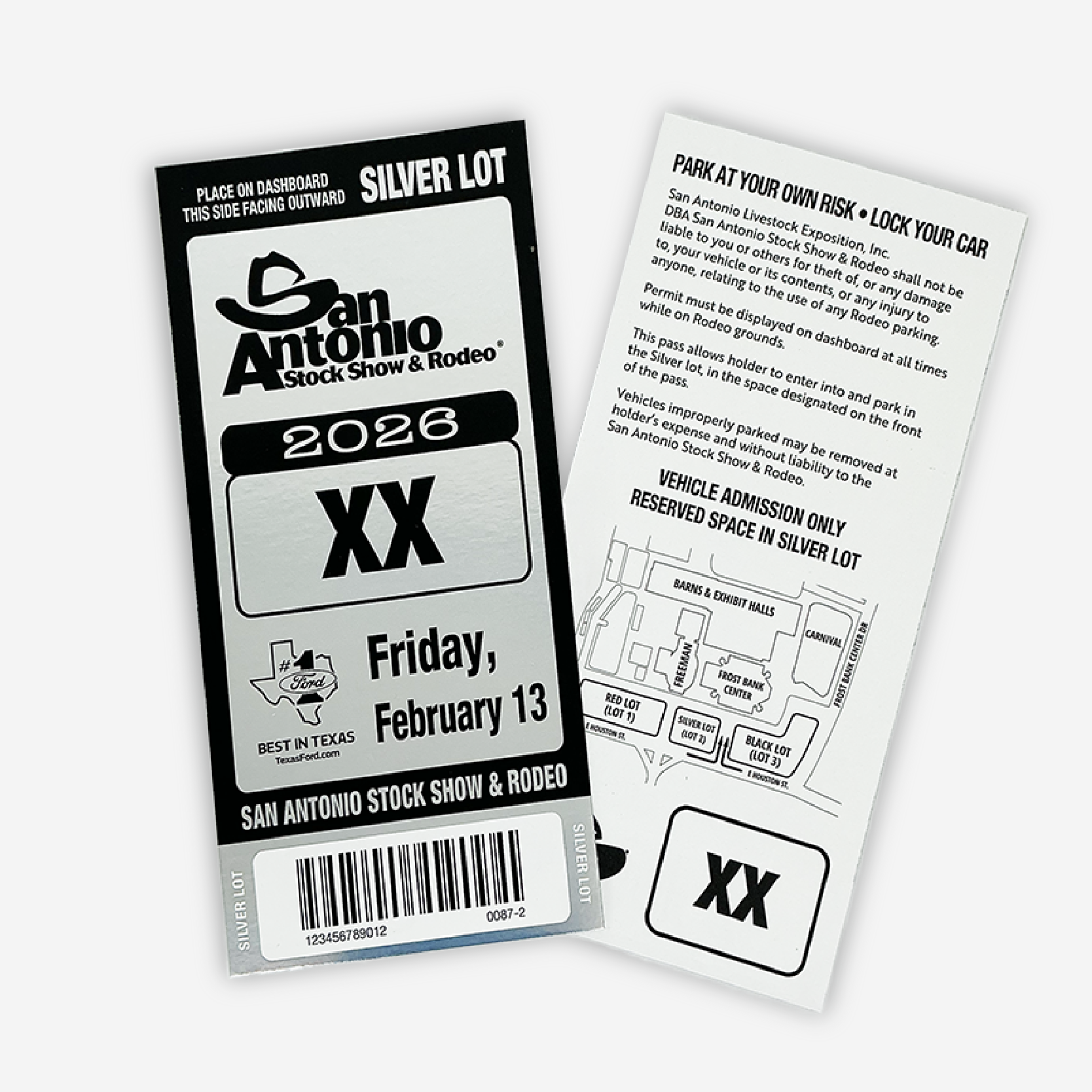 Custom Admission Tickets