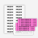 Custom Waste & Tracking Labels
