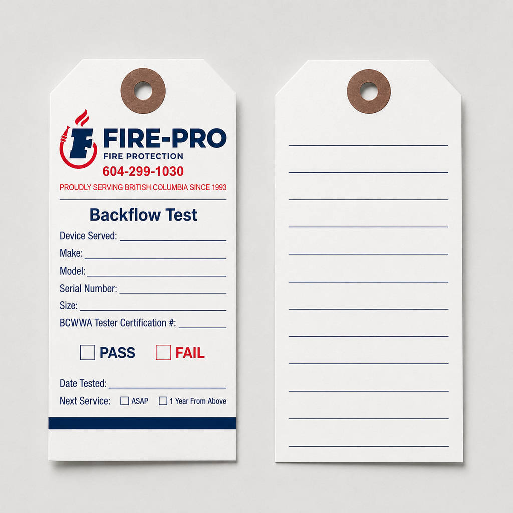 Custom Backflow Tags