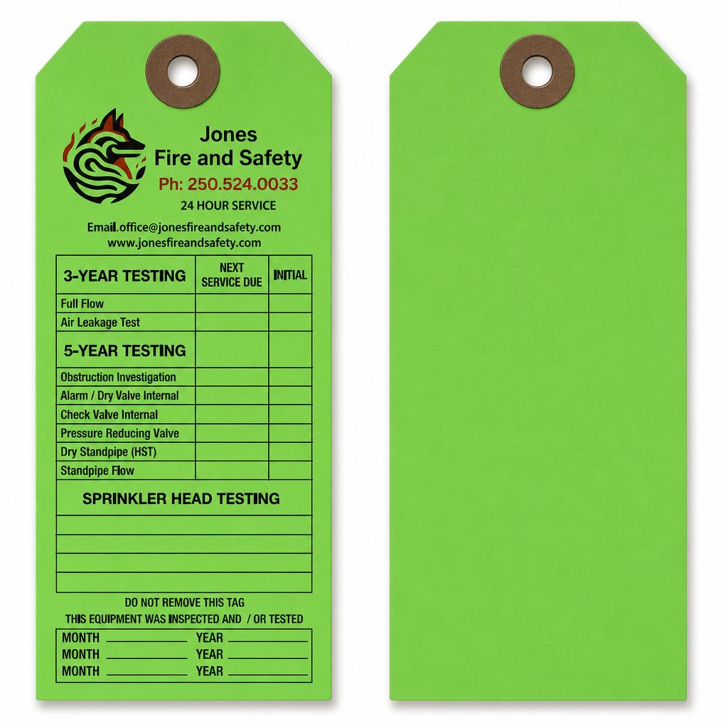 Custom Sprinkler Tags
