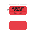Admit One Roll Tickets (1,000/roll)