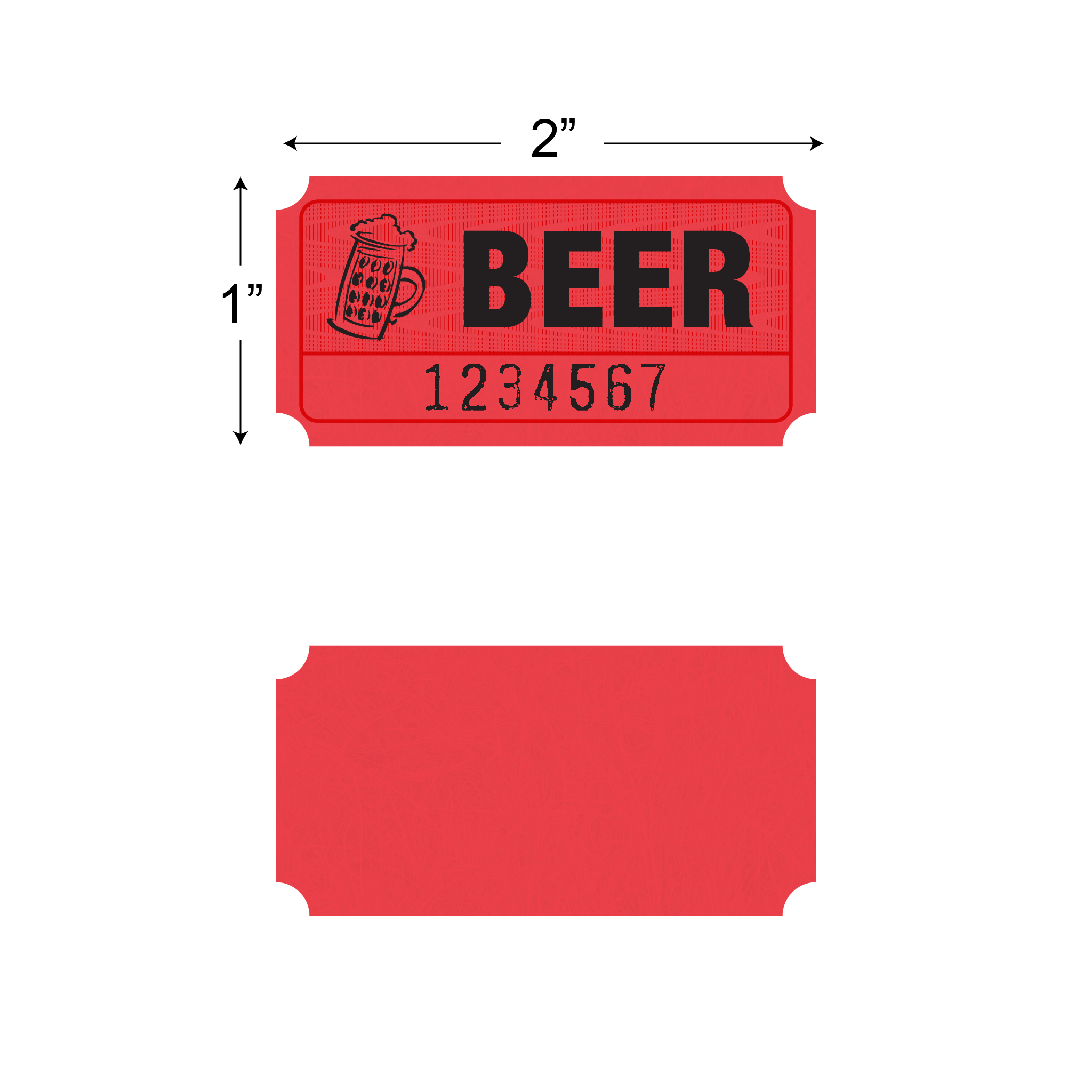 Roll Tickets - Beer (1,000/roll)
