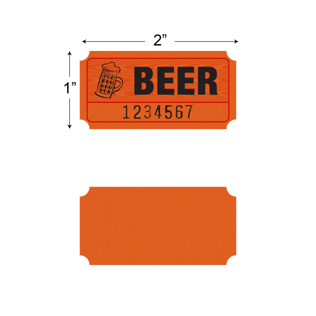 Roll Tickets - Beer (1,000/roll)
