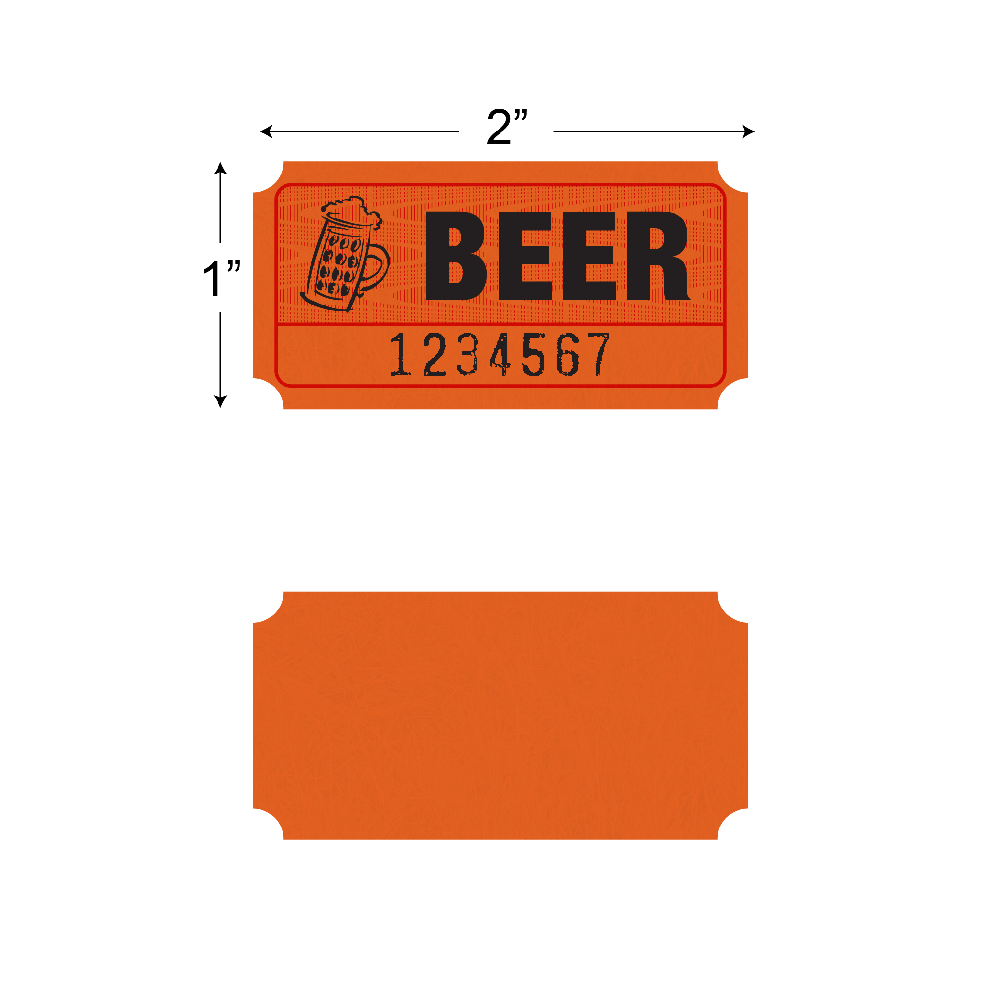 Roll Tickets - Beer (1,000/roll)