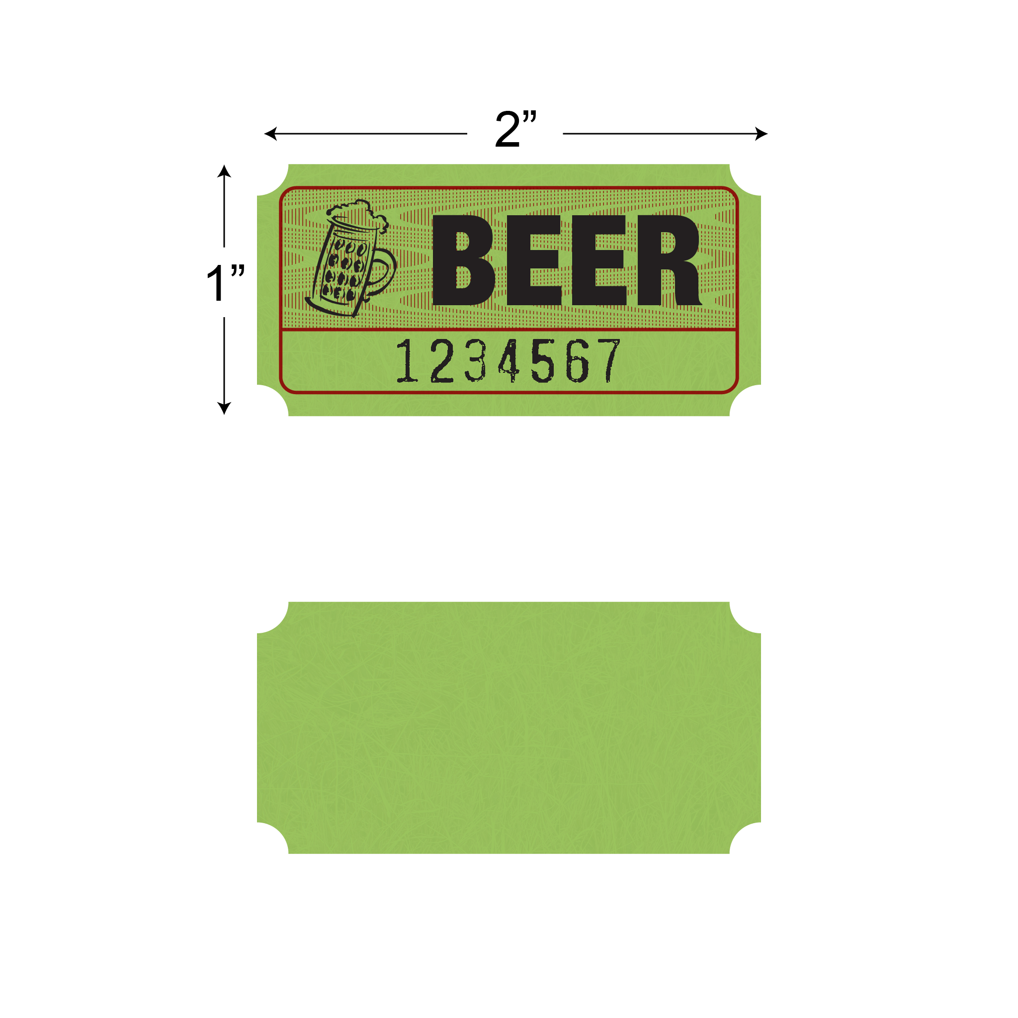 Roll Tickets - Beer (1,000/roll)
