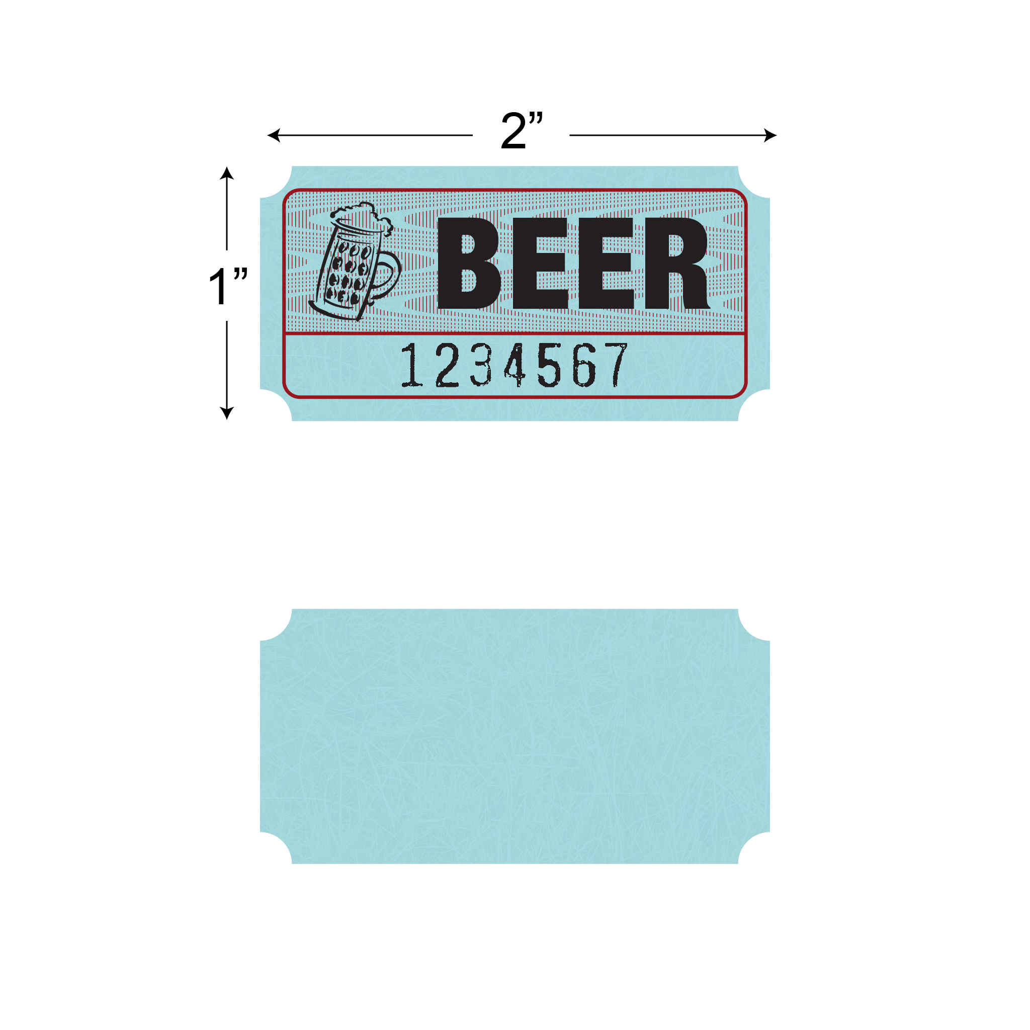 Roll Tickets - Beer (1,000/roll)